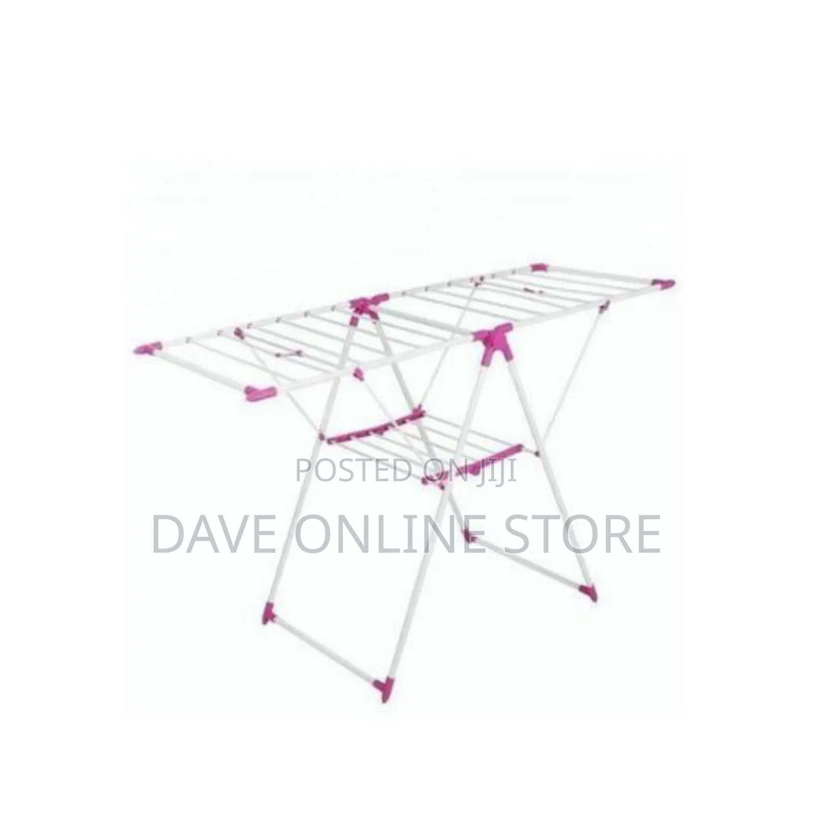 Outdoor Foldable Clothes Hanger - White