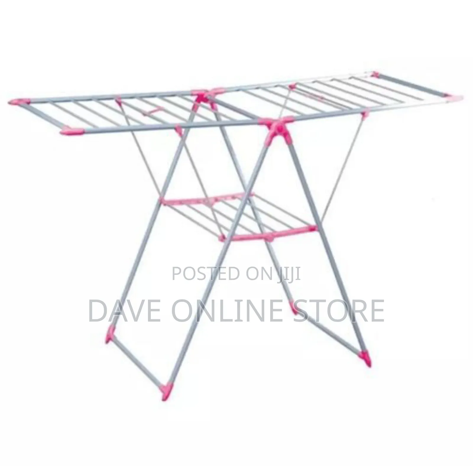Outdoor Foldable Clothes Hanger - White