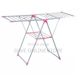 Outdoor Foldable Clothes Hanger - White