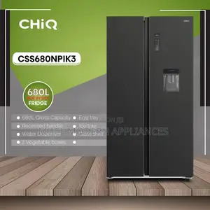 Photo - 680 Litres Side by Side Chiq Refrigerator