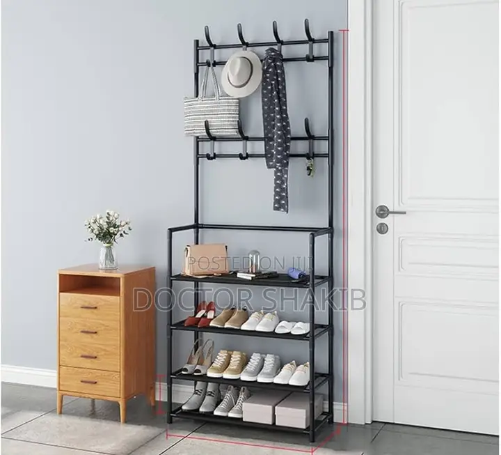 4-tiet Entrance Simple Shoe Cloth Rack