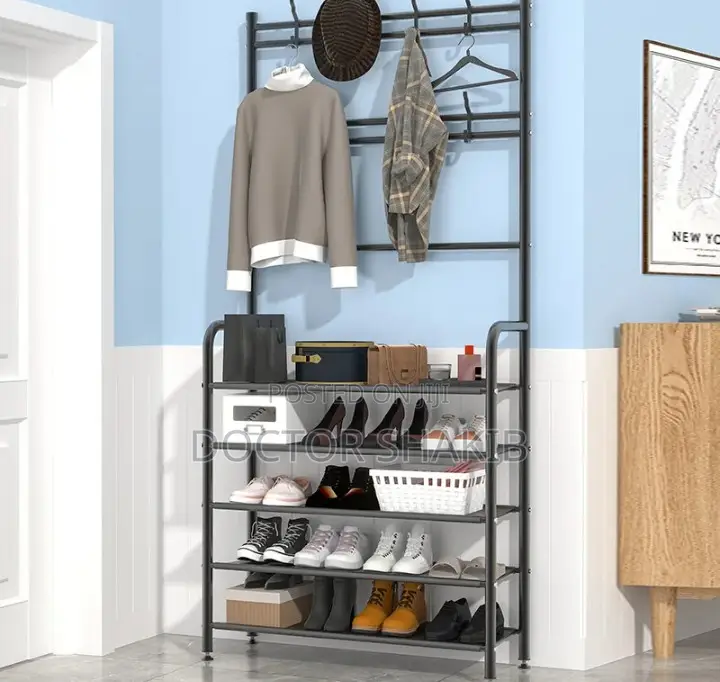 4-tiet Entrance Simple Shoe Cloth Rack