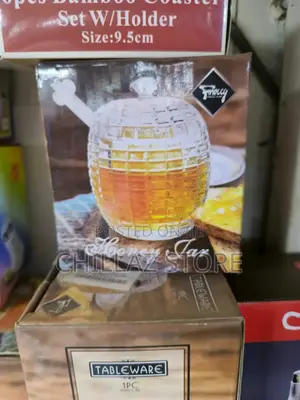 Glass Honey Jar