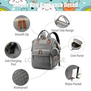 Multifunctional 2 in 1 Baby Mummy Diaper Bag