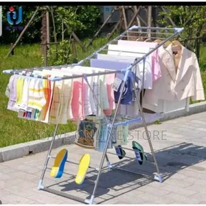 Steel Telescopic Clothes Rack, Dryer. Drying, Rod, Hanger
