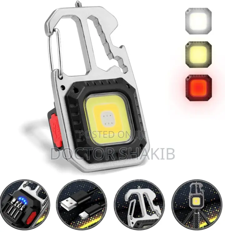 New COB Keychain Work Light Tool