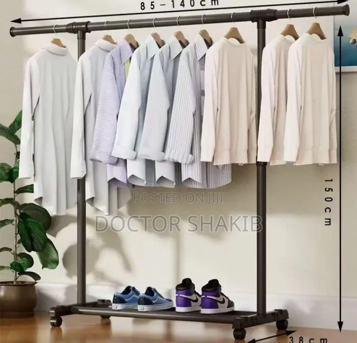 Single Pole/ Bar Cloth Hanger