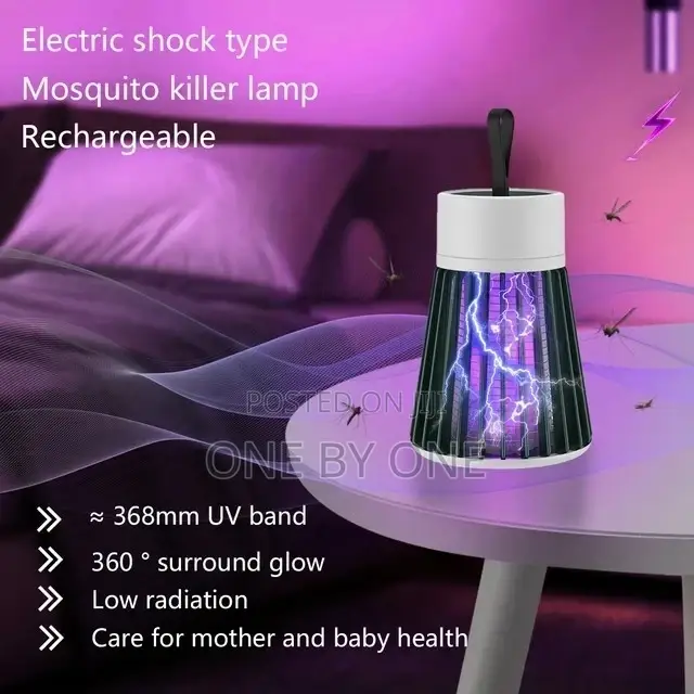 Rechargeable Electric Shock Mosquito Killing Lamp USB