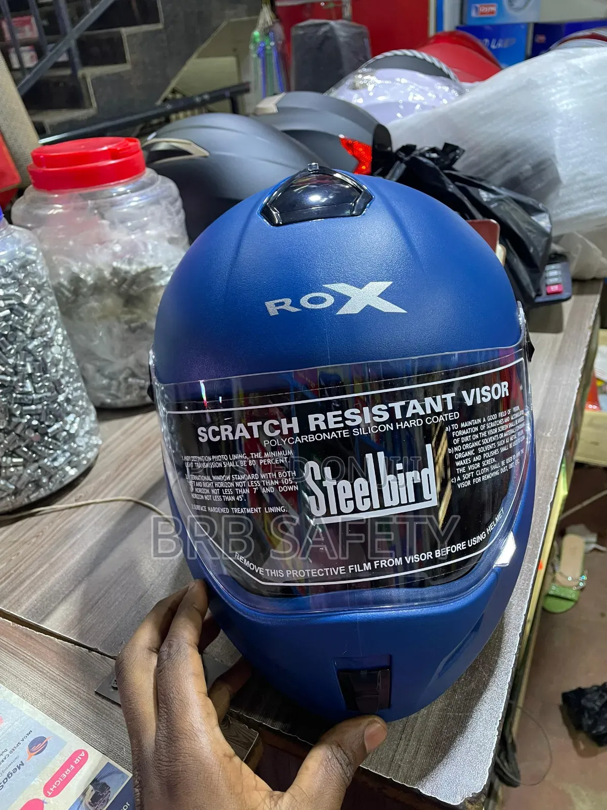 Steelbird Rox Helmet Blue