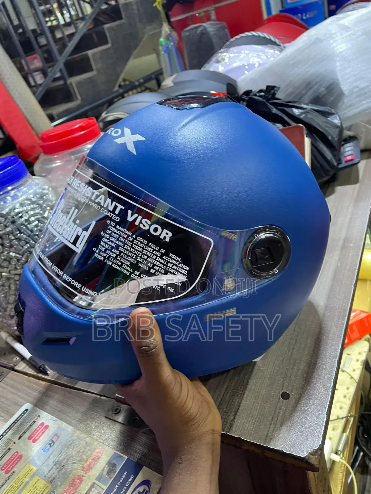 Steelbird Rox Helmet Blue