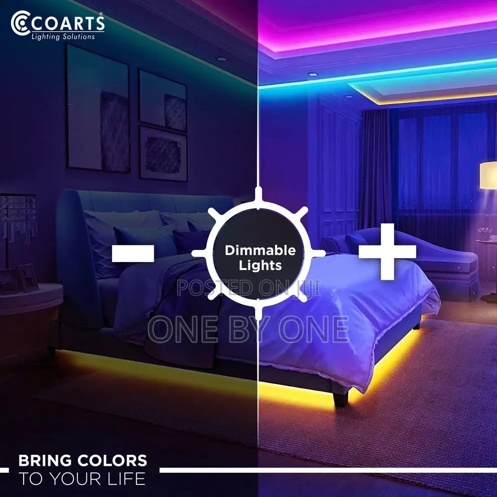 RGB Strip Light Fantasy Lights 5m With Remote and Adapter