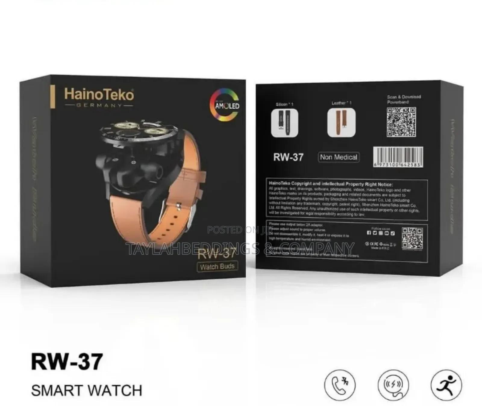 Haino Teko Germany RW37 Watch Buds Smart Watch