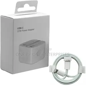 USB-C 20W Fast PD Plug Charger/Cable Lead for Apple iPhones