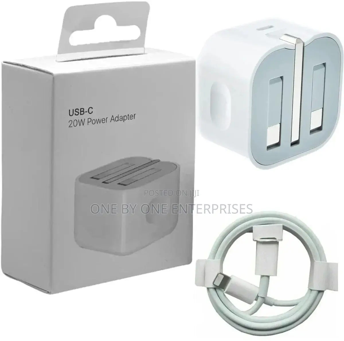 USB-C 20W Fast PD Plug Charger/Cable Lead for Apple iPhones