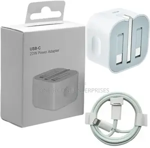USB-C 20W Fast PD Plug Charger/Cable Lead for Apple iPhones