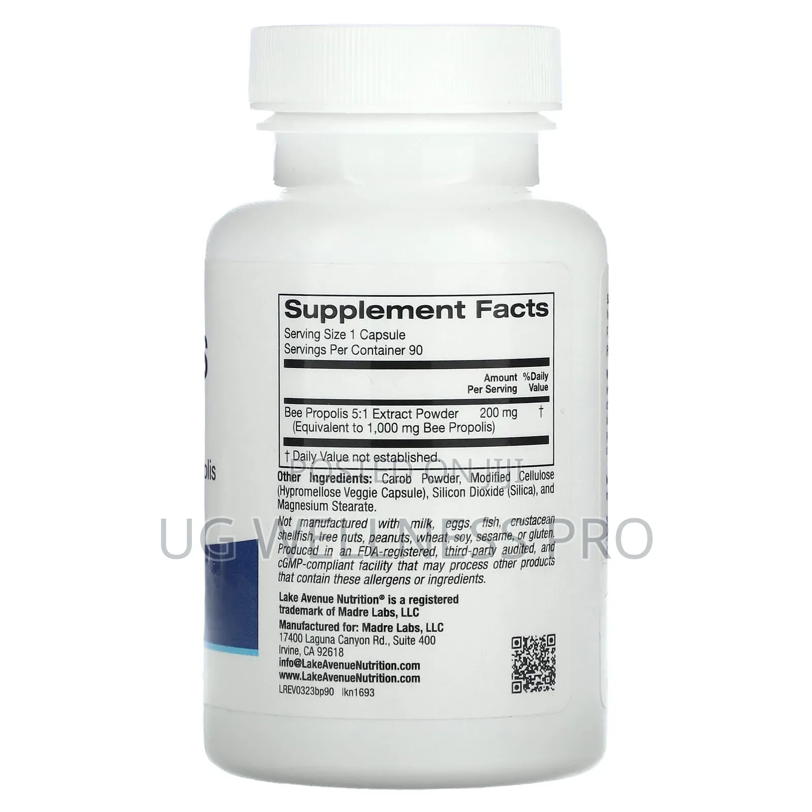 Lake Avenue Nutrition, Bee Propolis, 1,000 Mg, 90 Capsules