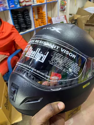 Boda Boda Helmet, Rox Steelbird Black