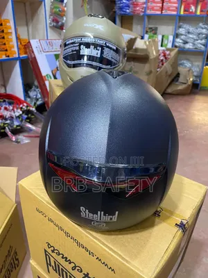 Boda Boda Helmet, Rox Steelbird Black
