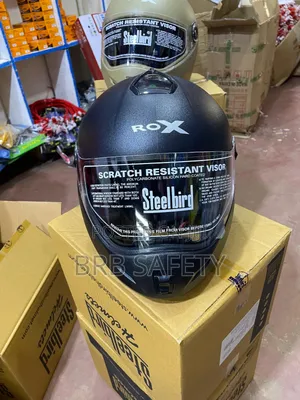 Boda Boda Helmet, Rox Steelbird Black