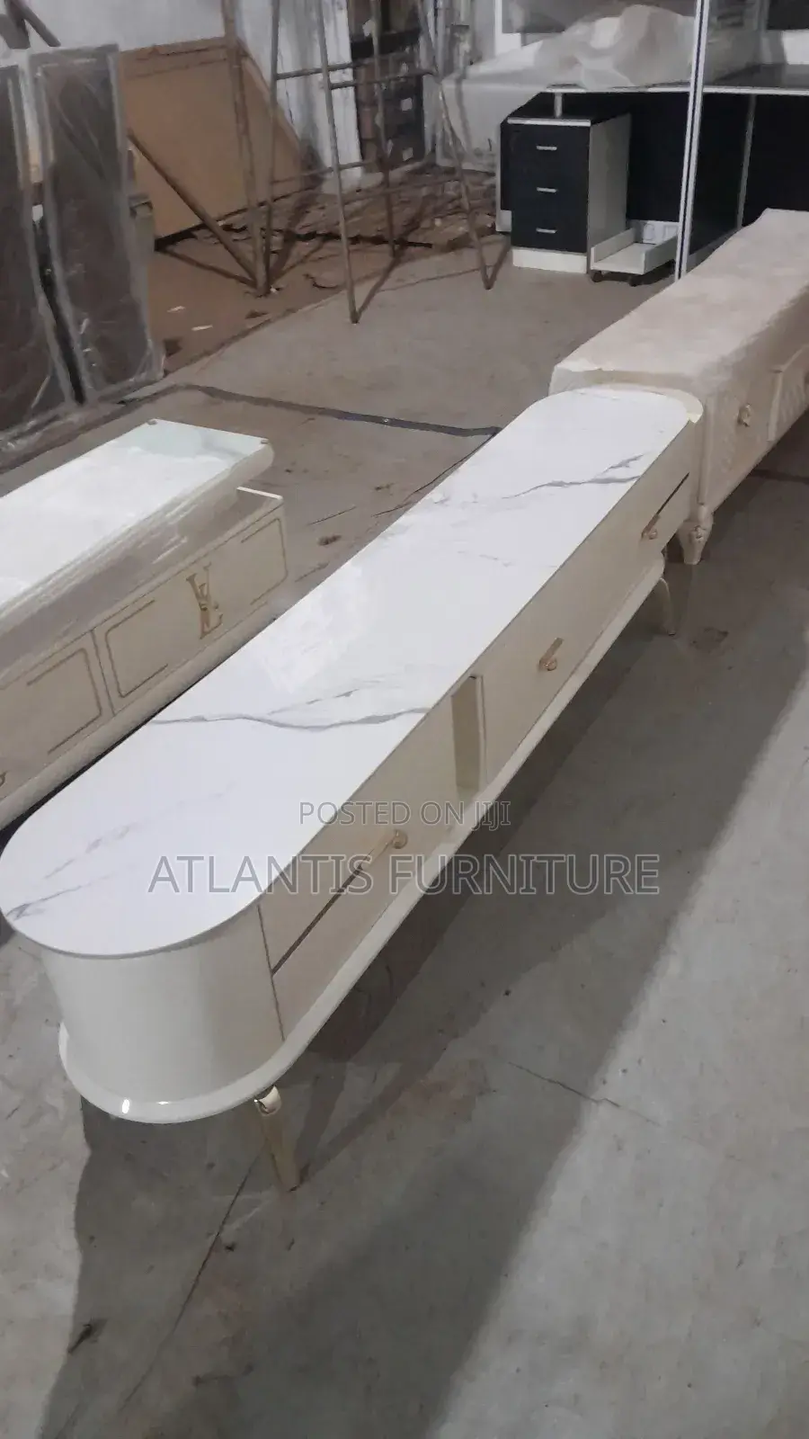 A Set of House Centre Table With Floor Cabinet.