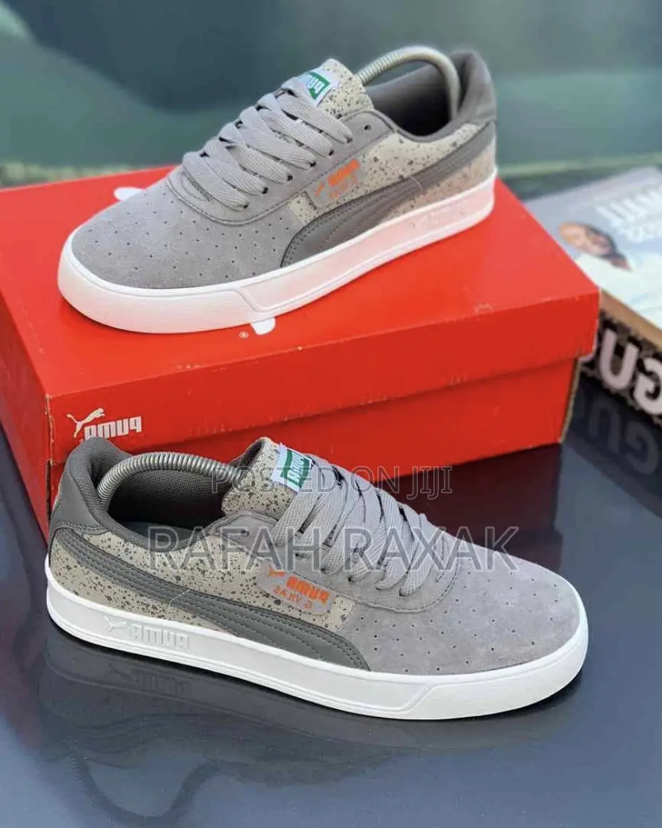 Original Men’S Suede Grey Puma G Villas Sneaker