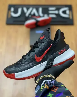 Nike Lebron Ambassador 13 Black/Red Basketball Sneakers