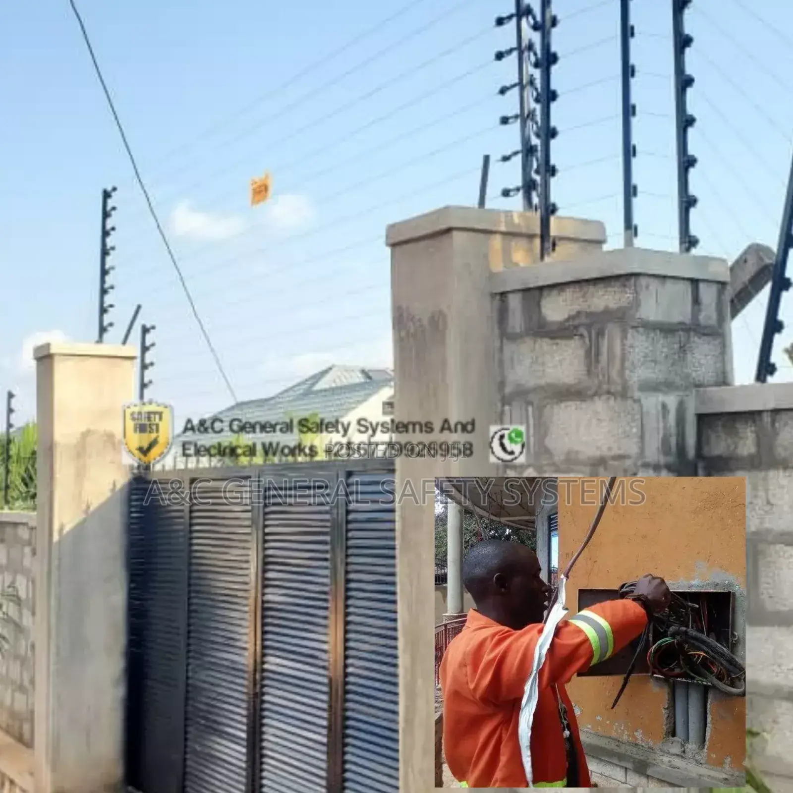 Electric Wire Fencing Shocks While Pushing Quality Standard