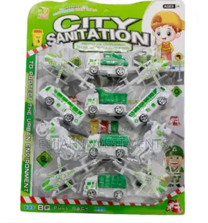 Children’S City Sanitation Car Set