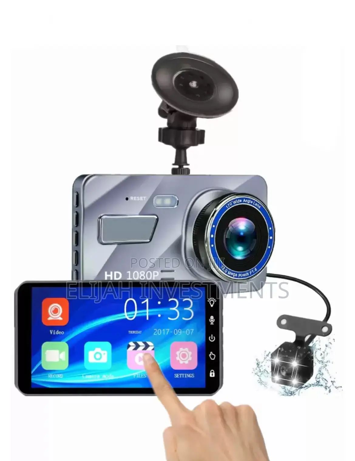 Car Dash Board Rear and Front Camera