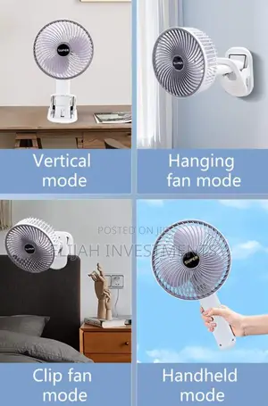 Multi Angle /Multifunctional Circulation Clamp Fan