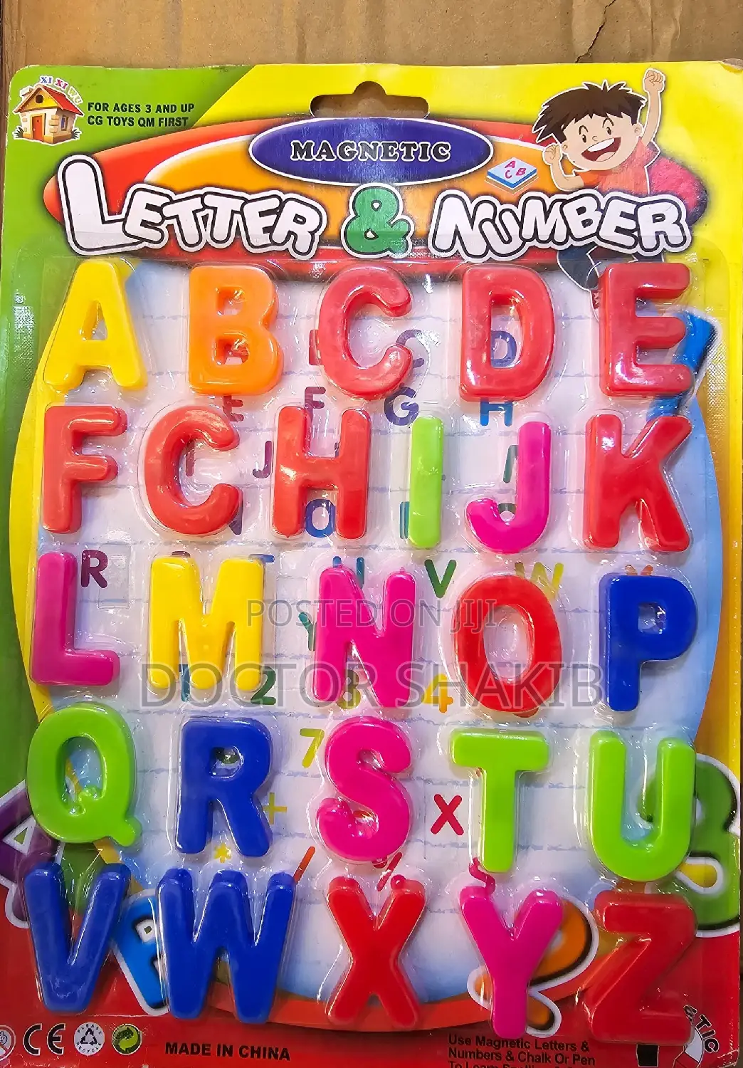 Home Decor Magnetic Capital Letters Toys