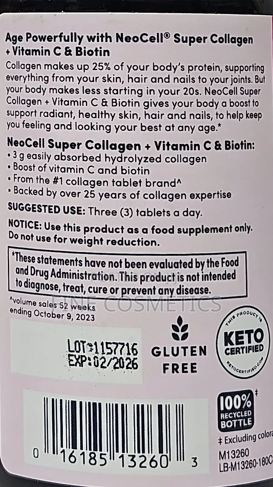 NEOCELL Super Collagen + Vitamin C And Biotin Skin Tablets
