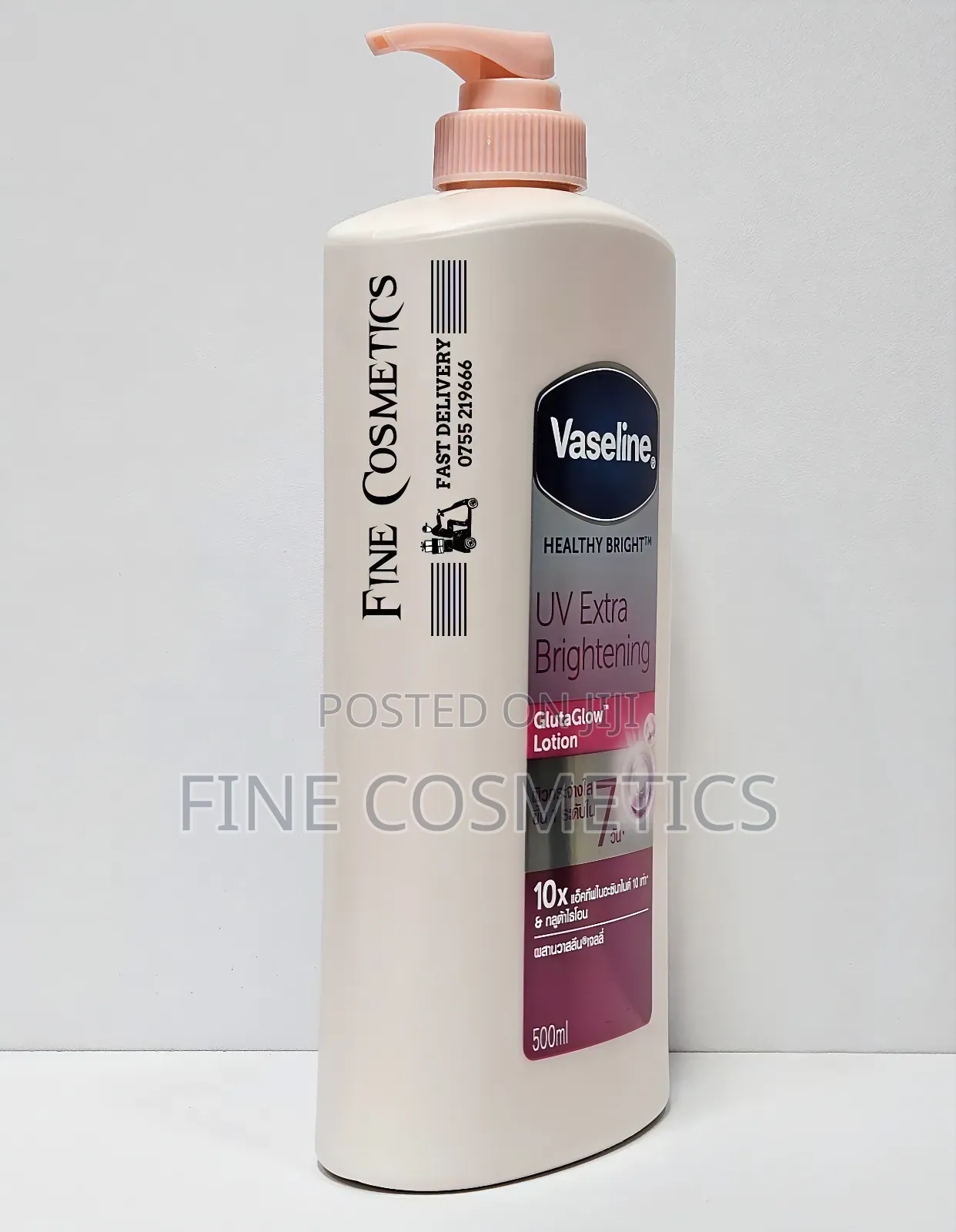 Vaseline Healthy Bright Uv Lightning Gluta Glow Lotion. 500g