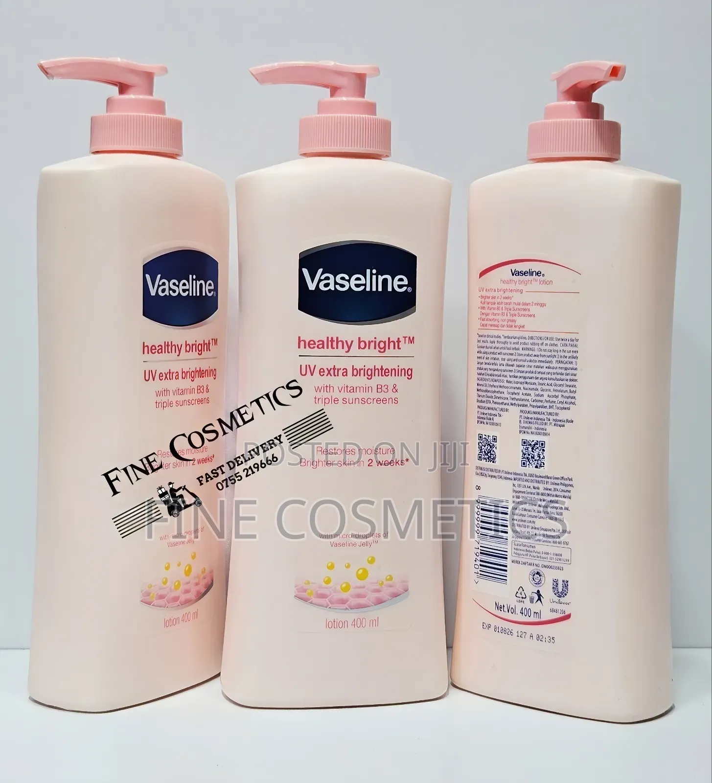 Original Vaseline Healthy Bright UV Extra Brightening Lotion