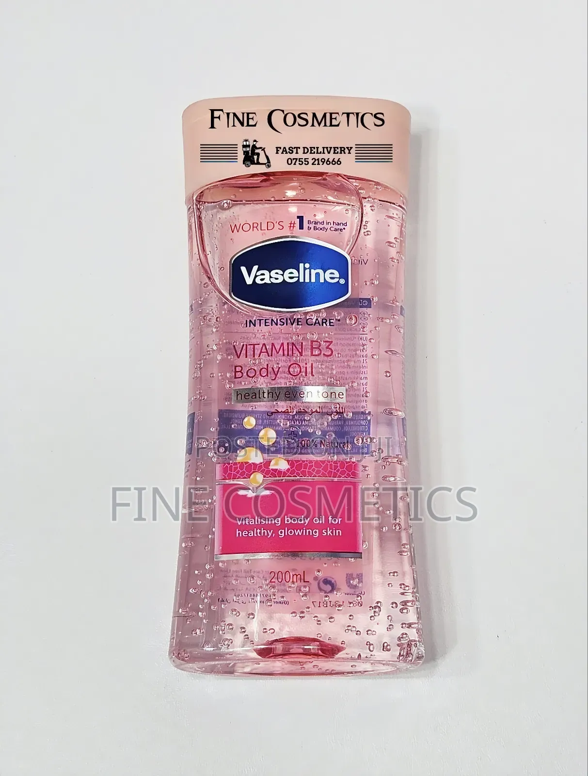 Vaseline Even Tone Vitamin B3 Dry Skin Moisturizing Body Oil