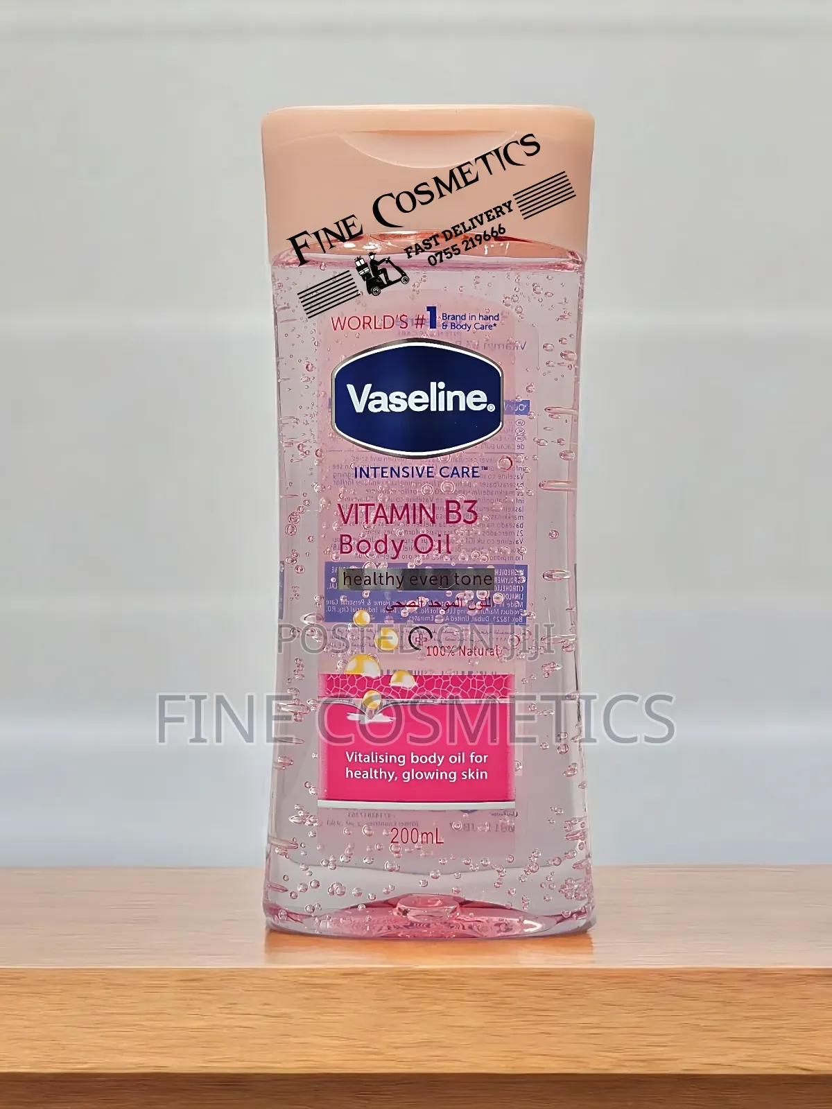 Vaseline Even Tone Vitamin B3 Dry Skin Moisturizing Body Oil