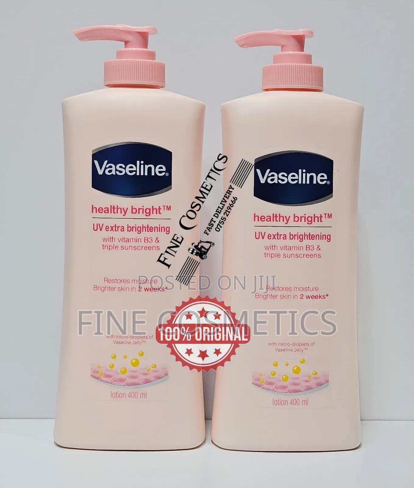 Vaseline Even Tone Vitamin B3 Dry Skin Moisturizing Body Oil