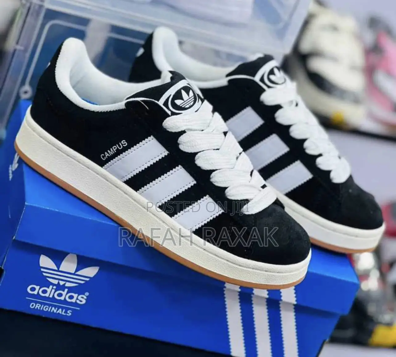 Original Unisex Adidas Campus Low Top Suede Sneakers