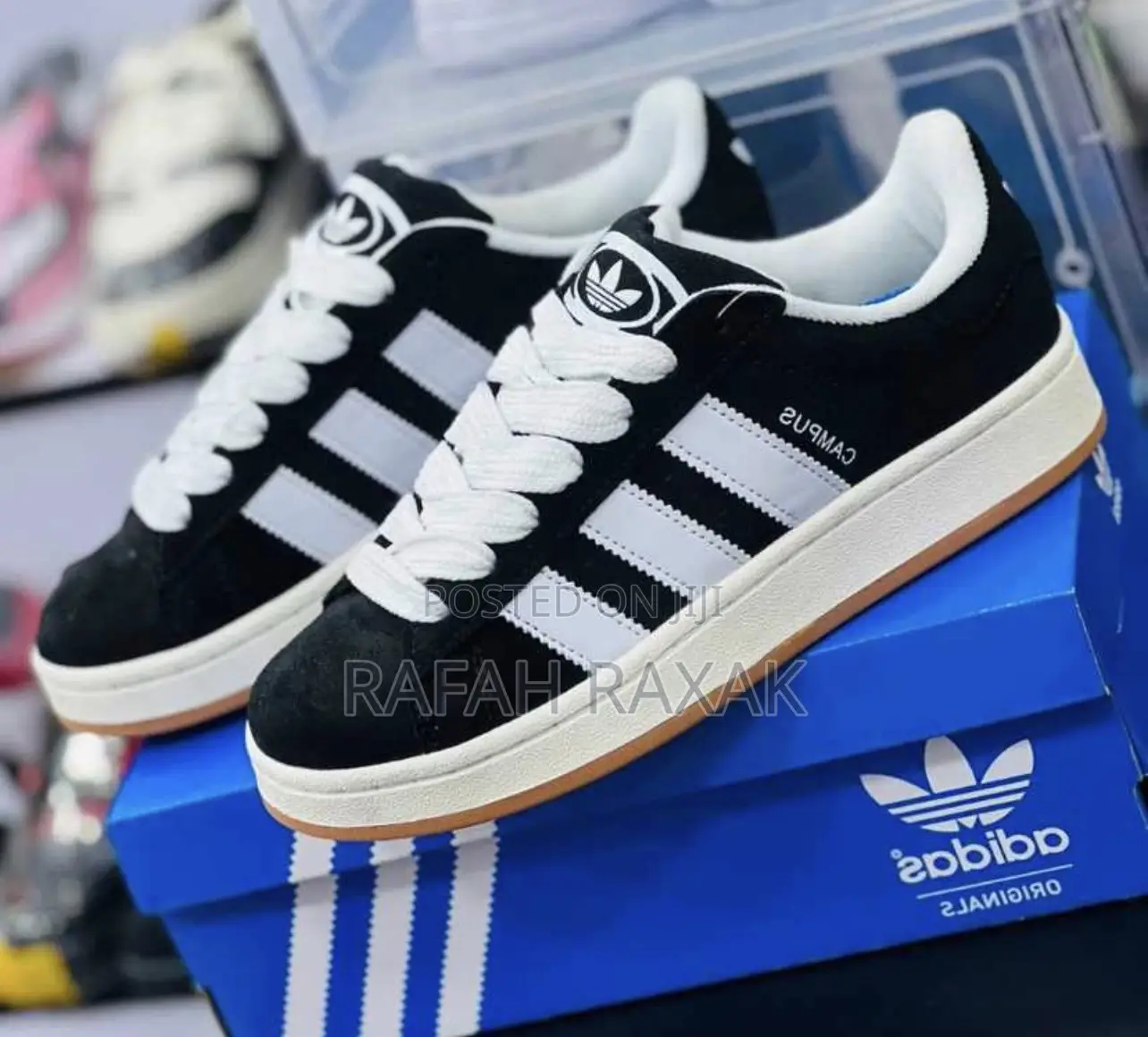 Original Unisex Adidas Campus Low Top Suede Sneakers