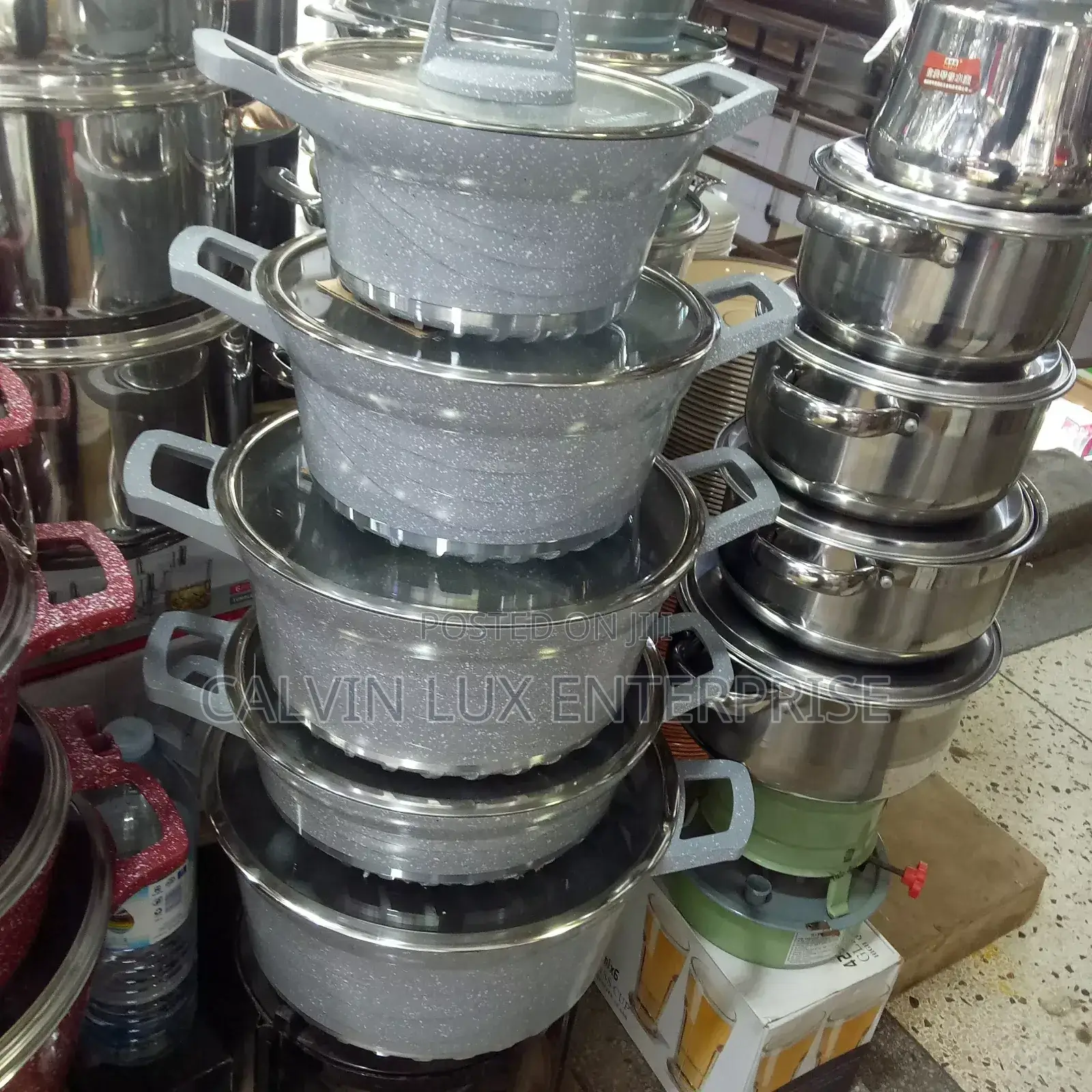 Saucepans Granite 5 Pieces