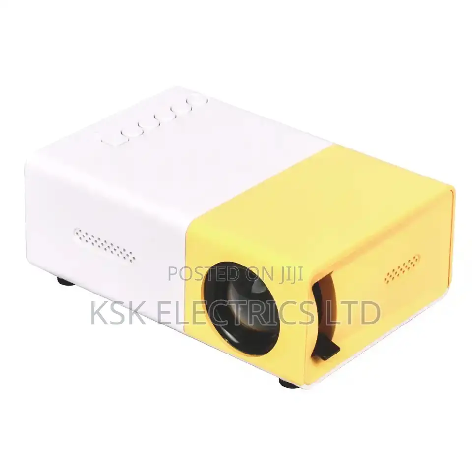LED Mini Projector Supports 1080P USB Audio Media Video
