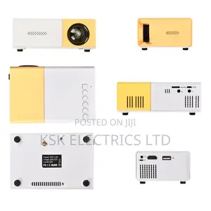 LED Mini Projector Supports 1080P USB Audio Media Video