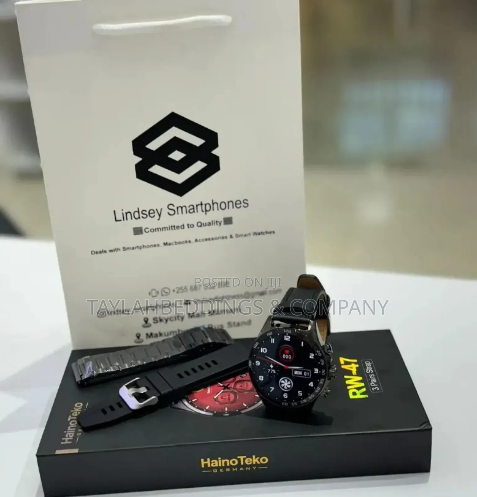 Haino Teko Germanyrw47 Round Shape Watch Large Screen AMOLED