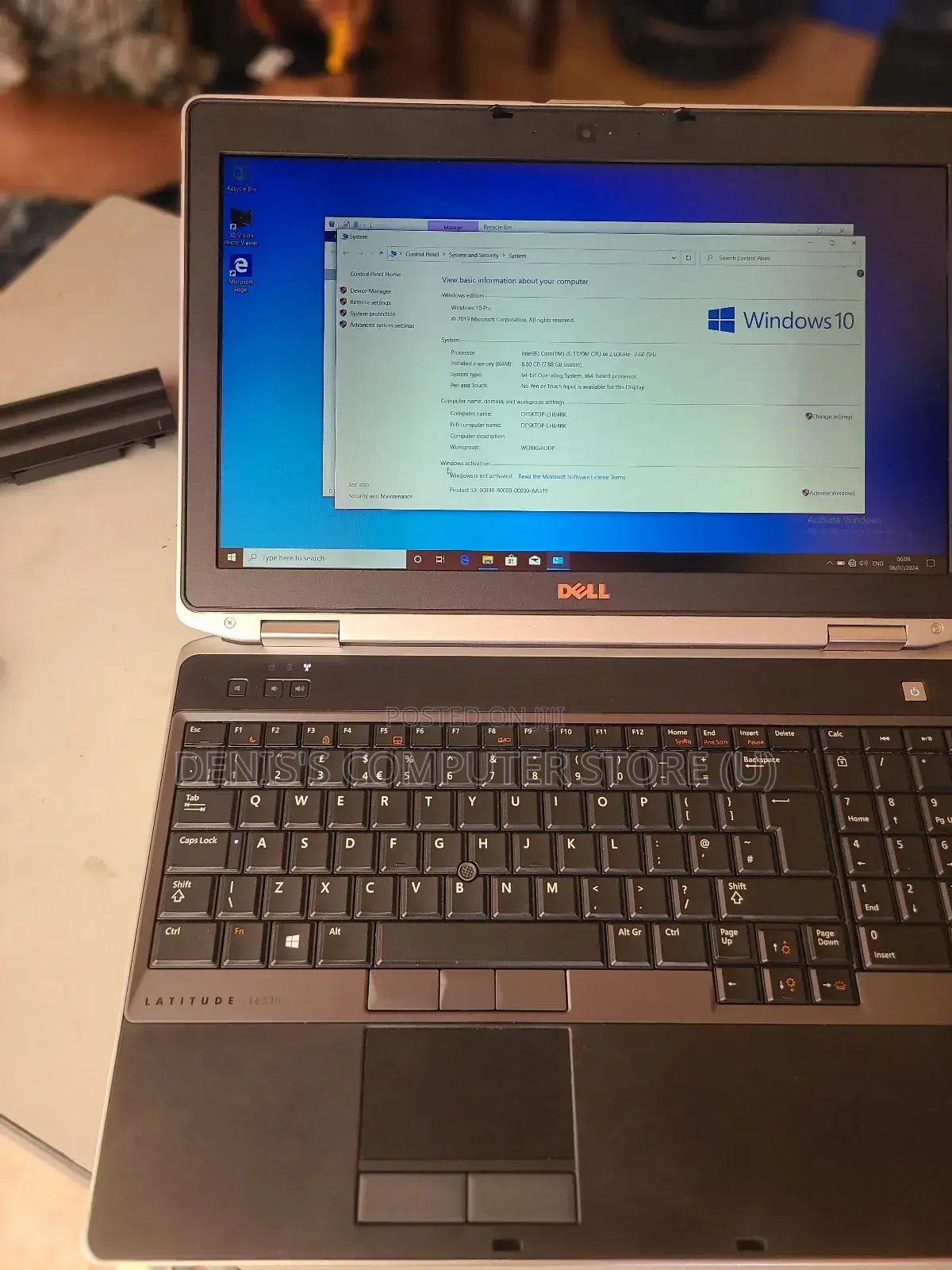 Laptop Dell Latitude E6530 8GB Intel Core I5 SSHD (Hybrid) 500GB