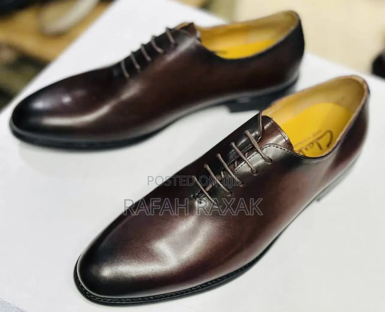 Original Men’S Clarks Gentle Leather Shoes