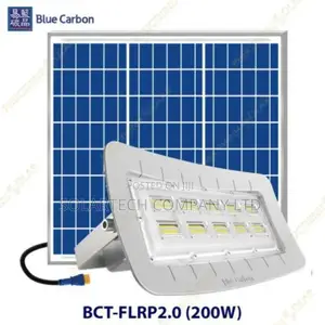 1.0 Radar Blue Carbon Solar Flood Lights