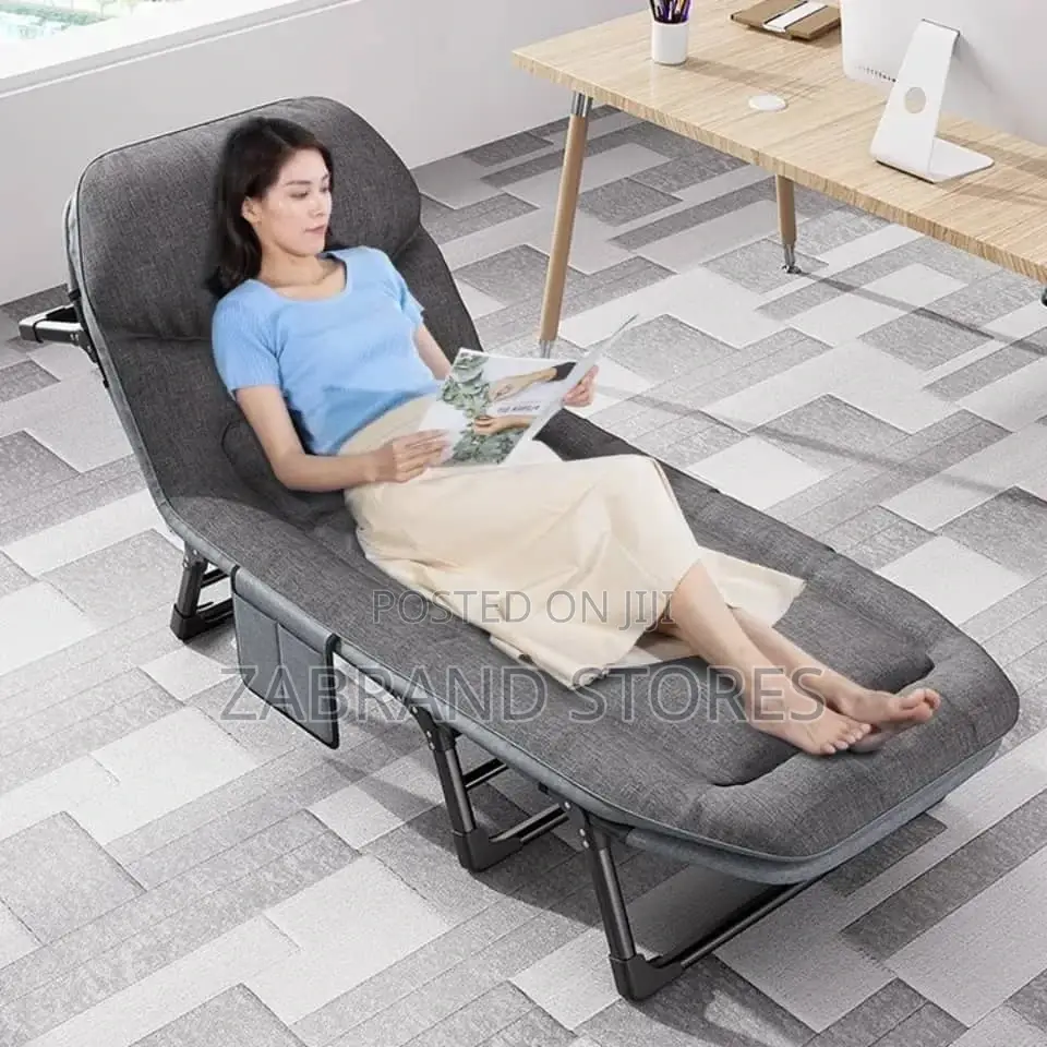 Portable Foldable Bed With 5 Adjustable Positions