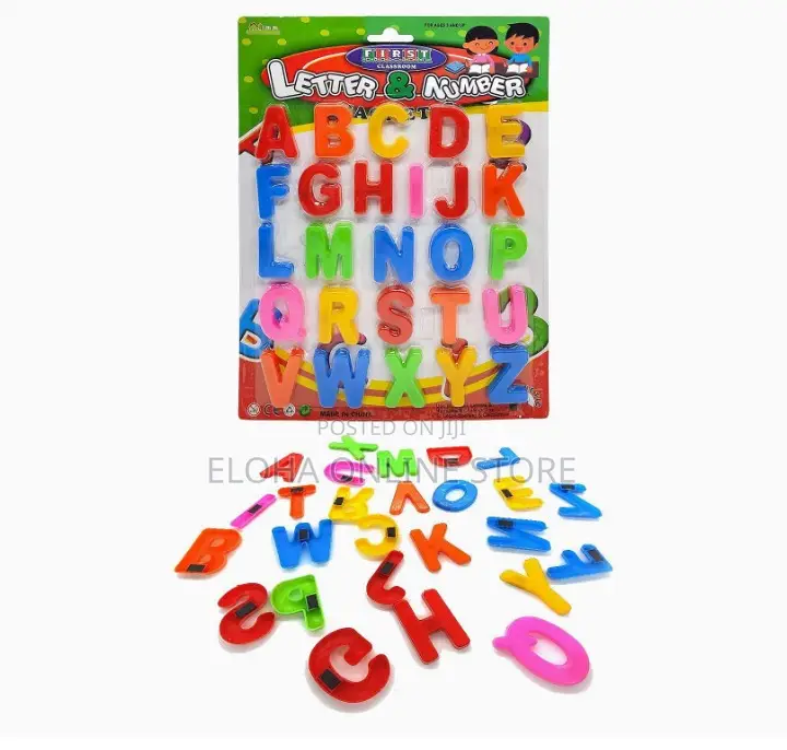 Magnetic Capital Letters (26 Alphabets, Multicolor)