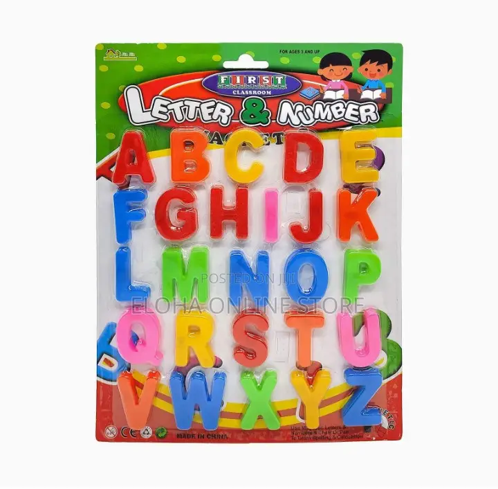 Magnetic Capital Letters (26 Alphabets, Multicolor)