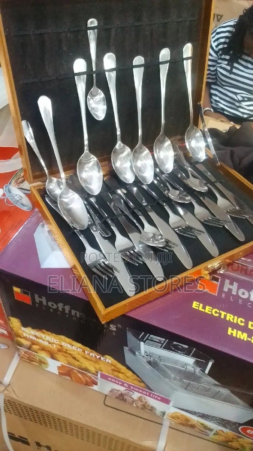 Stainless Steel Cutlery Box